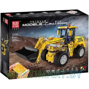Конструктор Mould King 13122 Бульдозер колесный на радиоуправлении 2.4G